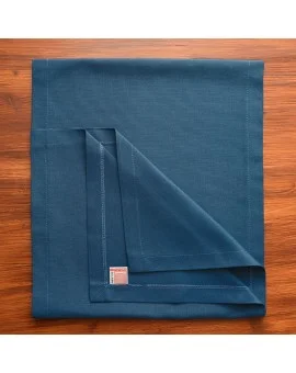 Tischläufer Atlantik blau uni