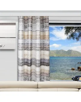 Caravan-Gardine Wohnmobil-Vorhang Liam Braun-Beige