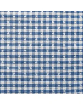 Stoffmuster Leni blau 6302435