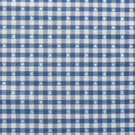 Stoffmuster Leni blau 6302435