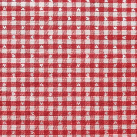Stoffmuster Leni rot 6302421