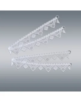 2 Raffhalter Leni aus Plauener Spitze weiß Musterbild