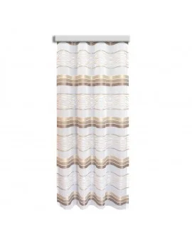 Dekoschal Tori mit Streifenmuster braun-beige