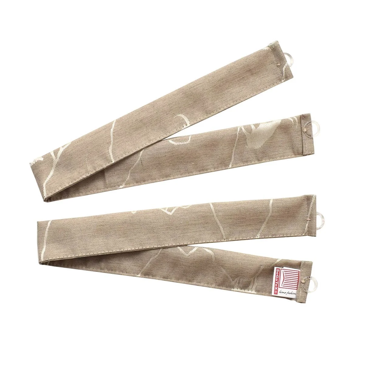 2 Raffhalter Breno mit Steinbock beige