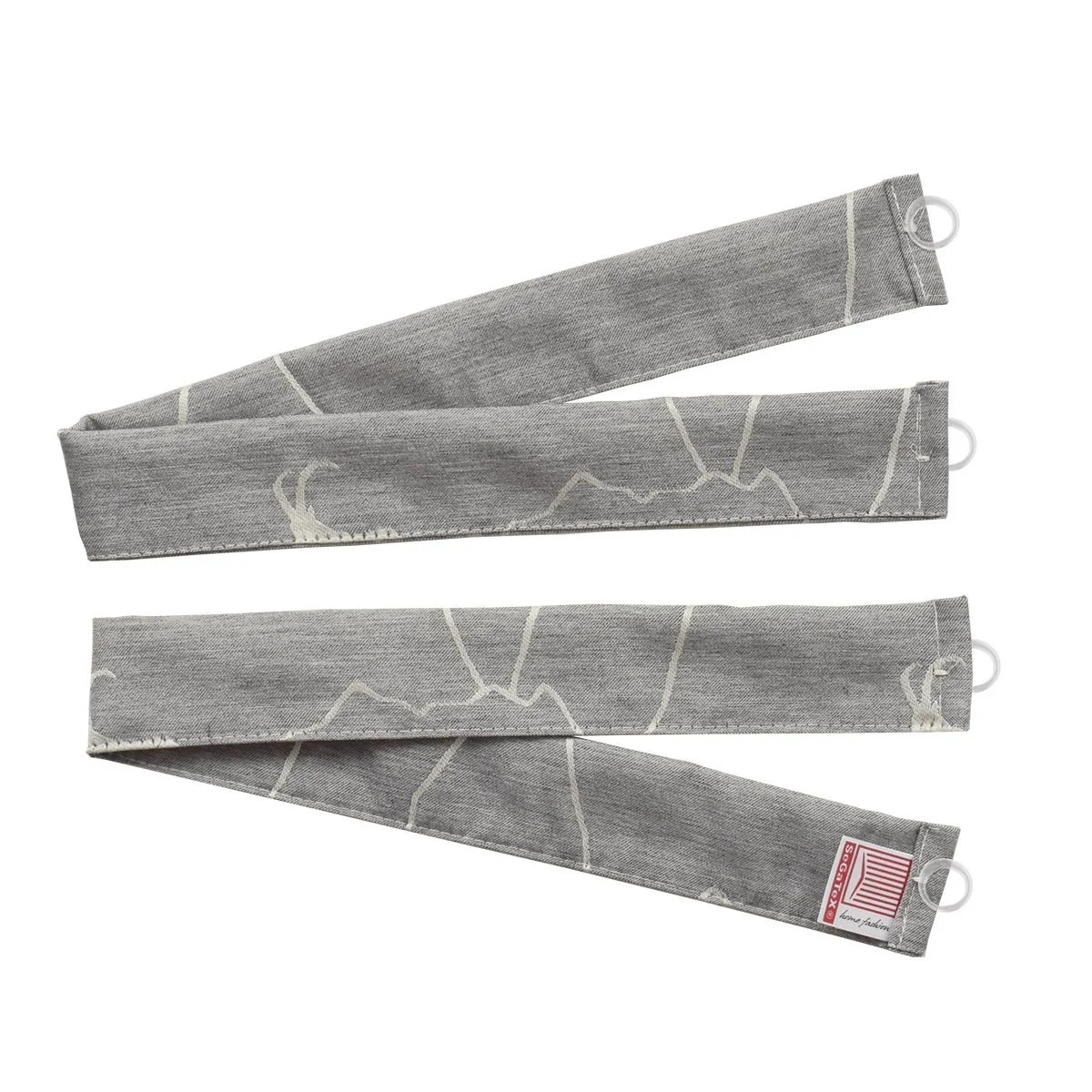 2er Set Raffhalter Breno mit Steinbock grau