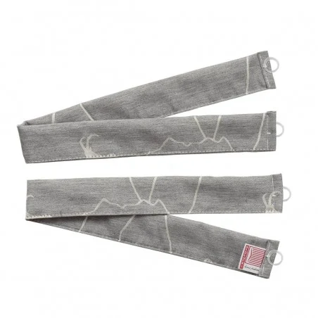 2er Set Raffhalter Breno mit Steinbock grau