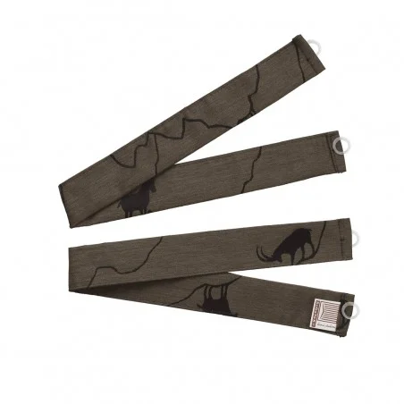 2er Set Raffhalter Breno mit Steinbock braun