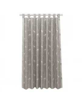 Schlaufenschal Breno mit Steinbock grau