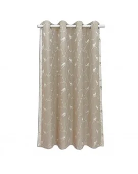 Ösenschal Breno mit Steinbock beige
