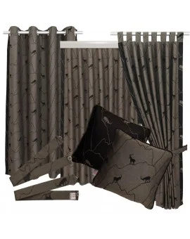 Kollektion Breno mit Steinbock braun-schwarz