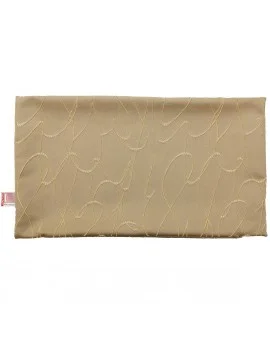 Kissenhülle Joran in beige bestickt