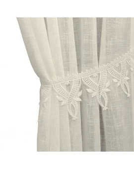 Raffhalter „Ronja“ Plauener Spitze passend zur Serie Ronja 12 x 70 cm