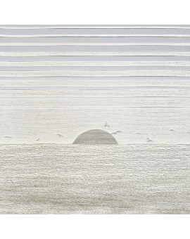 Deko-Paneele Duna beige-hellgrau mit Streifenmuster Detailbild