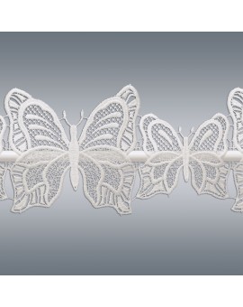 Panneaux Schmetterlinge aus Plauener Stickerei Detailbild