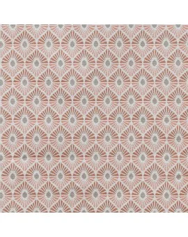 Flächenvorhang Zaire Teja terra Detailbild Webstoff