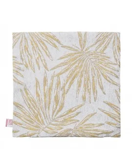Hochwertige Kissenhülle Heili Mostaza gold 40x40 cm mit Füllung