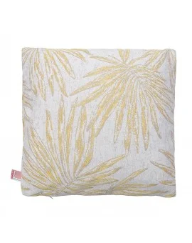 Hochwertige Kissenhülle Heili Mostaza gold 40x40 cm mit Füllung
