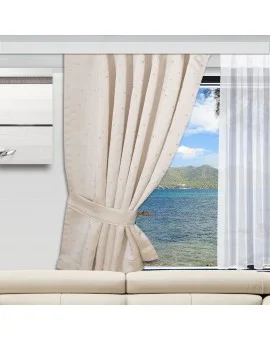 Dekoschal Cupido sekt Dekobeispiel am Fenster
