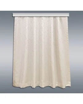 Caravan-Gardine Cupido sekt-beige Musterbild