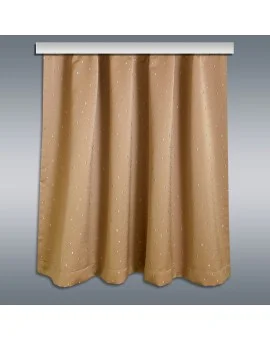 Caravan-Gardine Cupido caramel-braun Musterbild