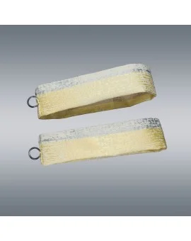 Raffhalter LIAM 2er-Set passend zum Caravan-Seitenschal LIAM grün-beige