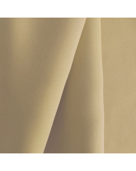 Verdunklungs-Vorhang Mattis beige Ösenschal Sunout Fertiggardine Detailansicht Stoff