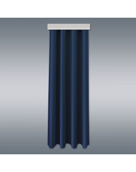 Verdunklungs-Vorhang Mattis Blau mit Reihband Sunout Fertiggardine Einzeldarstellung