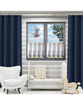 Kinderzimmer dekoriert mit Kollektion Teddy in blau