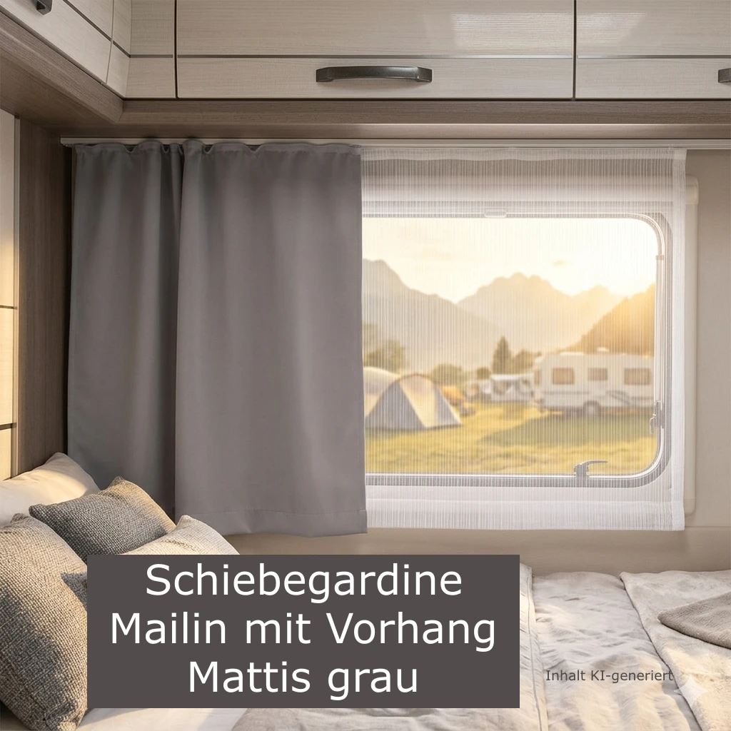 Caravan-Schiebegardine Mailin sekt