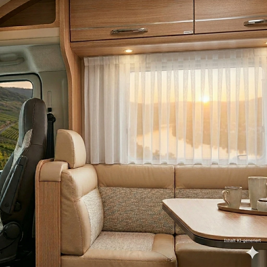Caravan-Store ANNA mit Flauschband