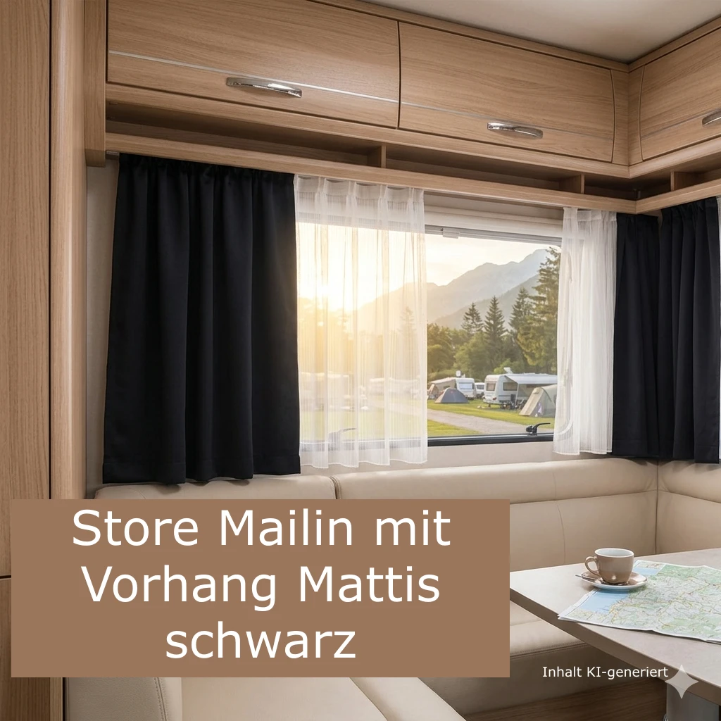 Wohnwagen-Caravan-Store MAILIN sekt Komplettansicht